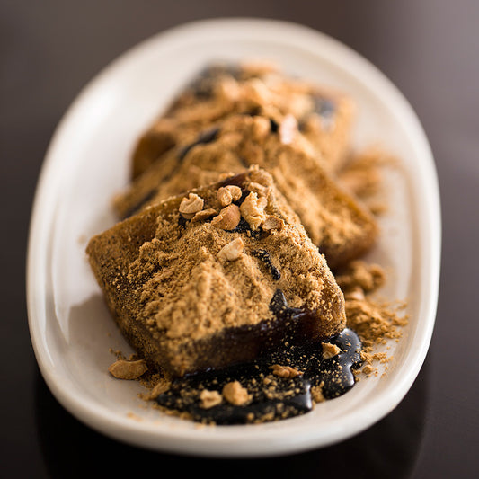 Black Beans Ice Warabi Mochi